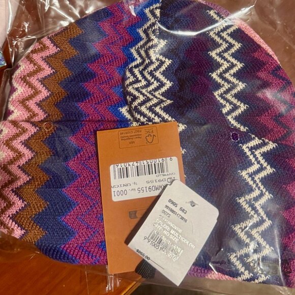 Missoni Chevron-Knit Wool-Blend Beanie - Picture 9 of 9